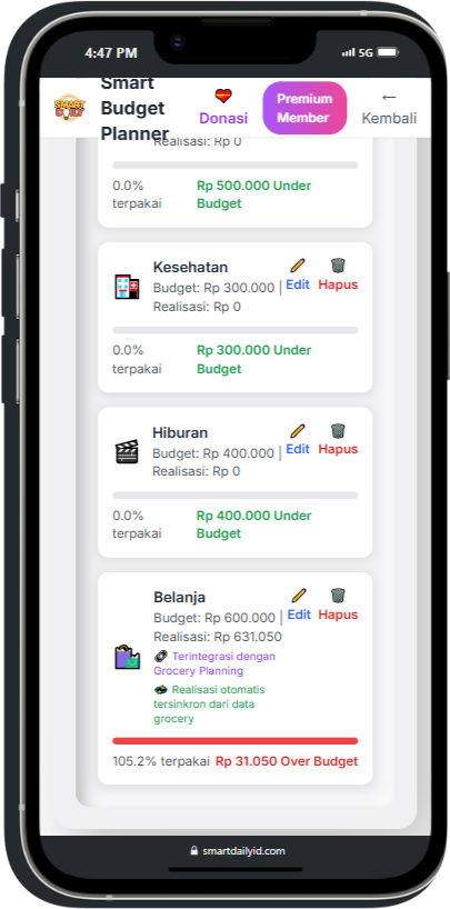 Bisa Diisi Langsung dari HP