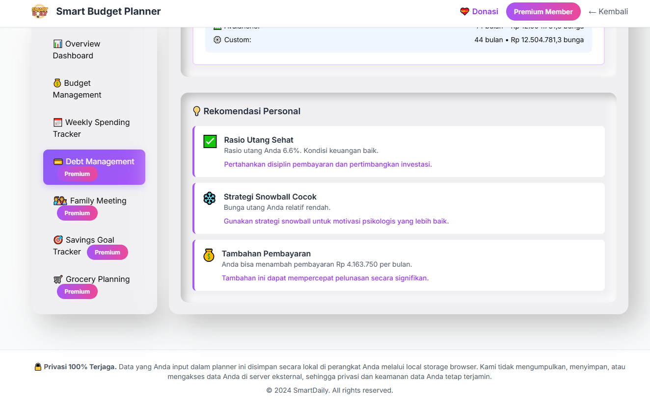 Privasi 100% Terjaga