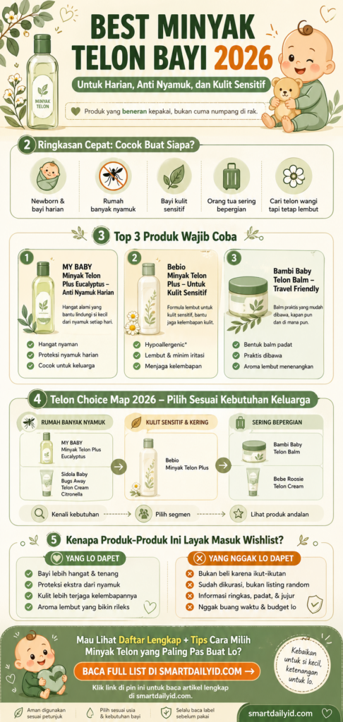 Rekomendasi Minyak Telon Bayi Terbaik